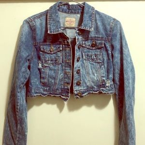 Distressed Jean Jacket